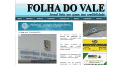 Desktop Screenshot of folhadovali.com.br
